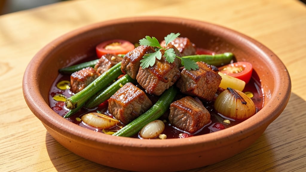 Beef Bamia Recipe: Okra-Stewed Beef With Mediterranean Comfort