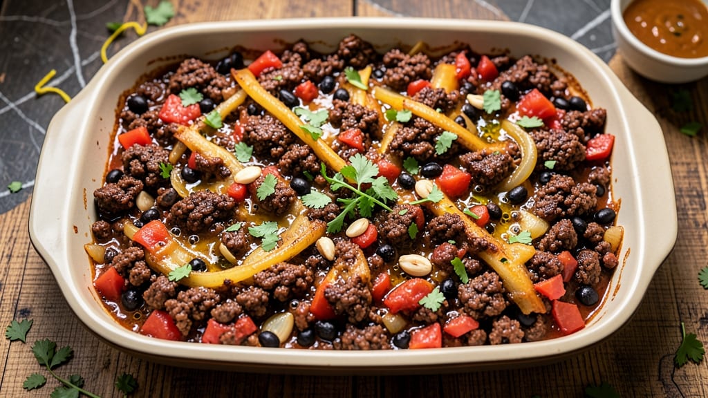 Beef and Black Bean Casserole Recipe: Smoky Tortilla-Crusted Comfort in One Pan