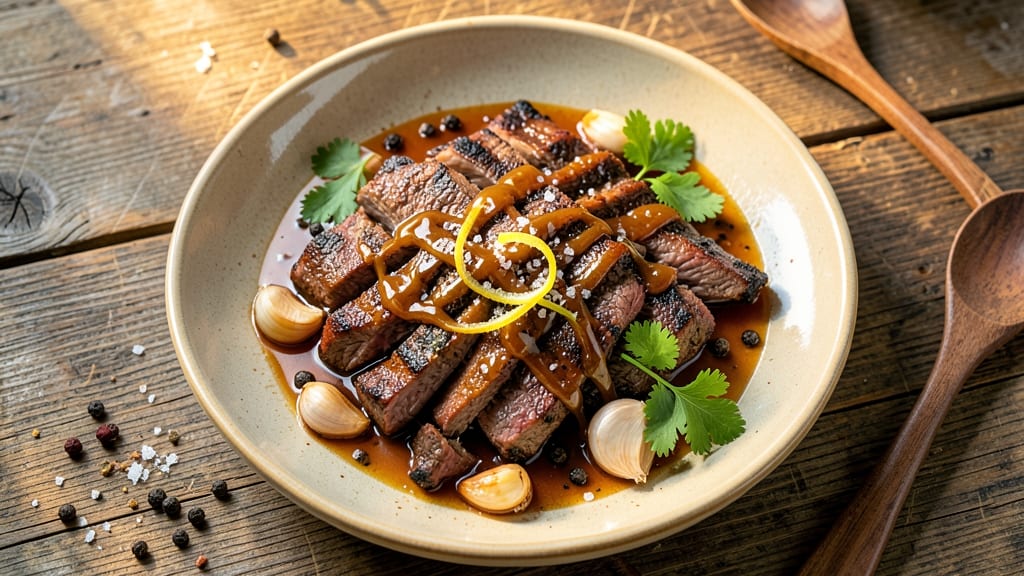 Beef Asado Pinoy Recipe: Smoky Charred Beef with Pineapple Tang