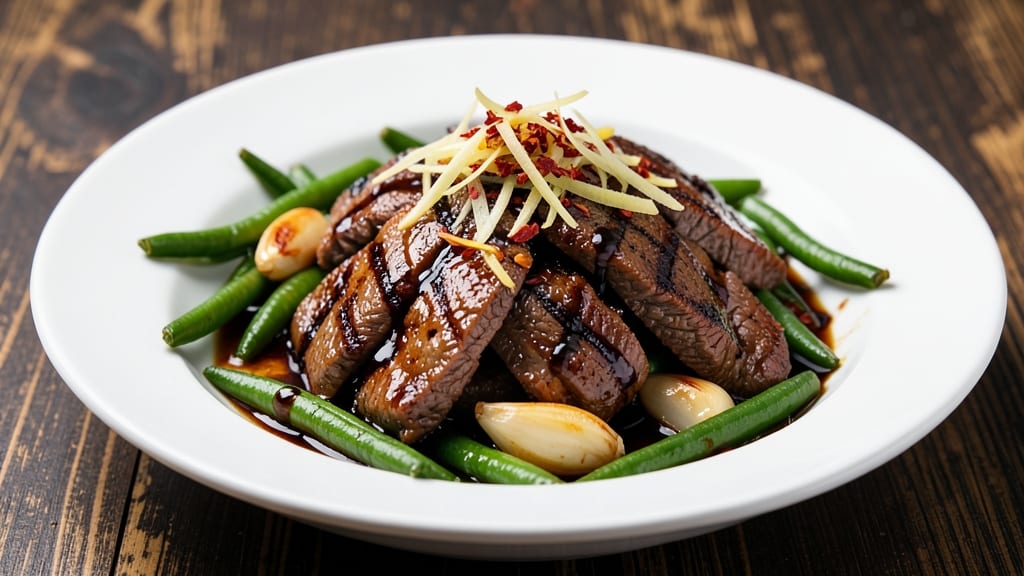 Beef and Long Beans Recipe: Wok-Fired Crunch With Fragrant Aromatics