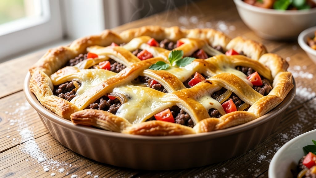 Beef and Cheese Pie Recipe: Flaky Crust Meets Savory, Melty Layers