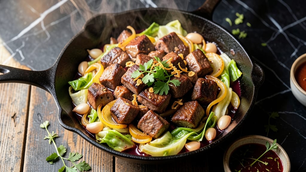 A Chef's Life Beef and Cabbage Casserole Recipe: Dutch Oven Braise for Deep Flavor and Crispy Top