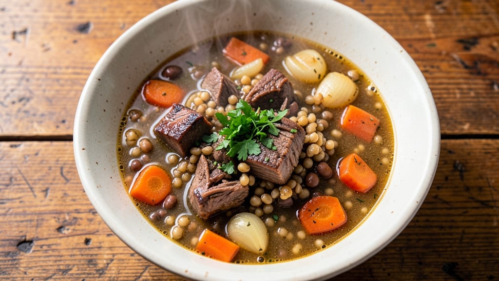 Beef Barley Lentil Soup Recipe: Hearty Winter Stew With Earthy Depth