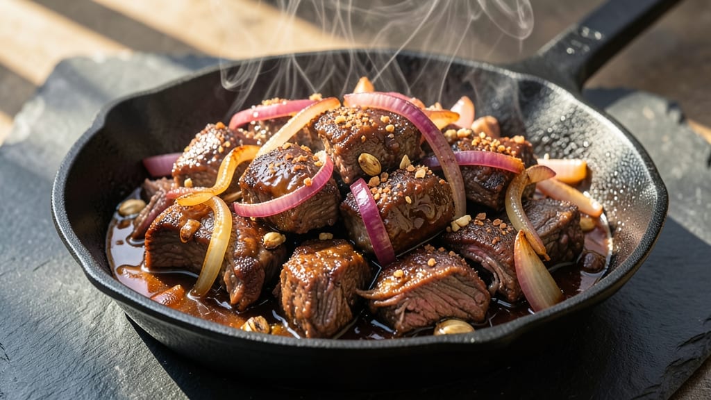BBQ Chopped Beef Recipe: Smoky-Spiced Bites with Caramelized Fond Magic