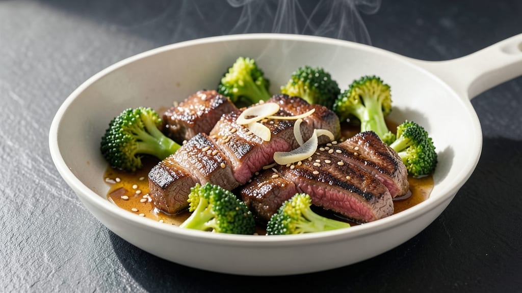 Beef and Broccoli Recipe The Kitchen: Wok-Seared Crunch with Silky Soy-Ginger Balance