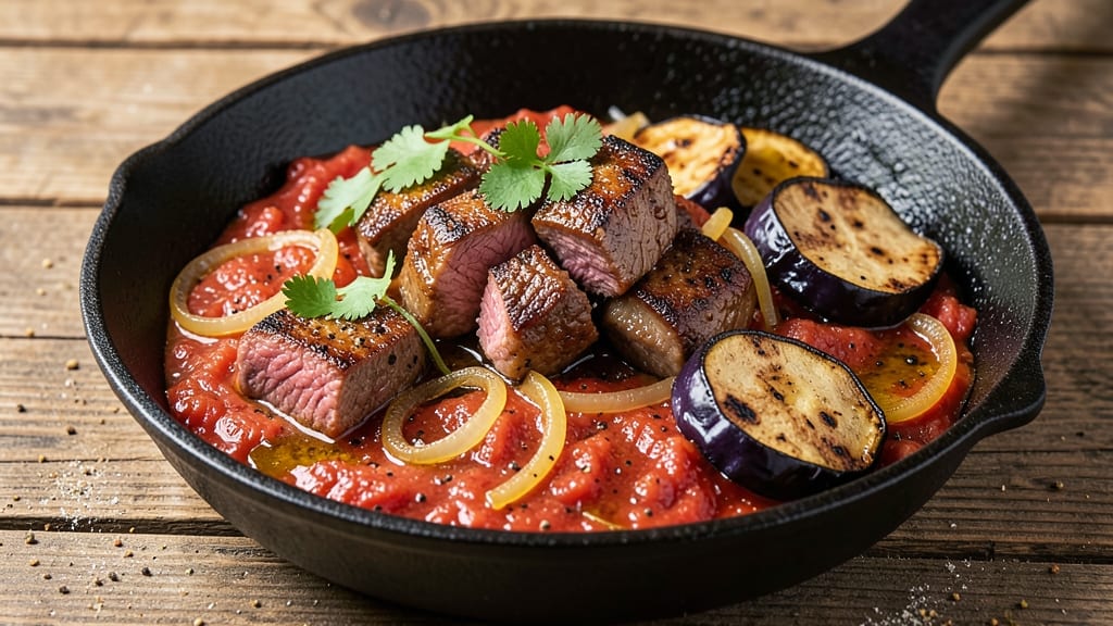 Beef and Aubergine Stew Recipe: Slow-Simmered Spice and Eggplant Harmony