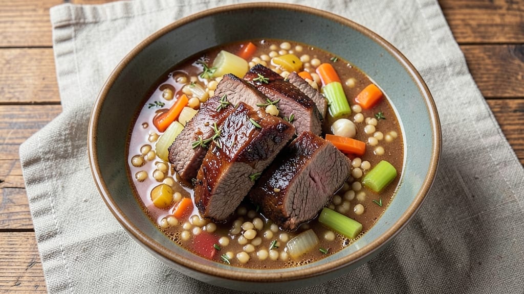 Beef Barley Soup Recipe With Leftover Roast: Roast-Infused Depth in One-Pot Magic