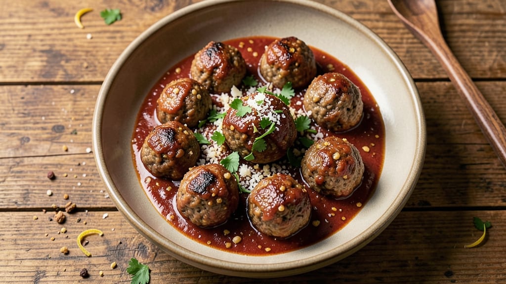 Beef and Italian Sausage Meatballs Recipe: Herb-Infused Bites With Crispy Edges