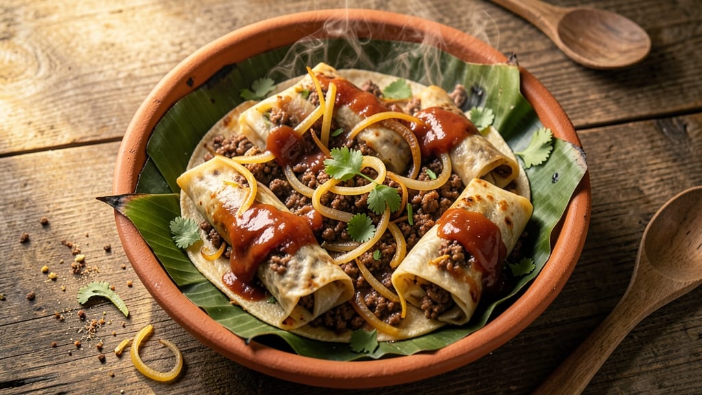 Authentic Mexican Ground Beef Tamales Recipe: Steamed Corn Dough Wrapped in Banana Leaves
