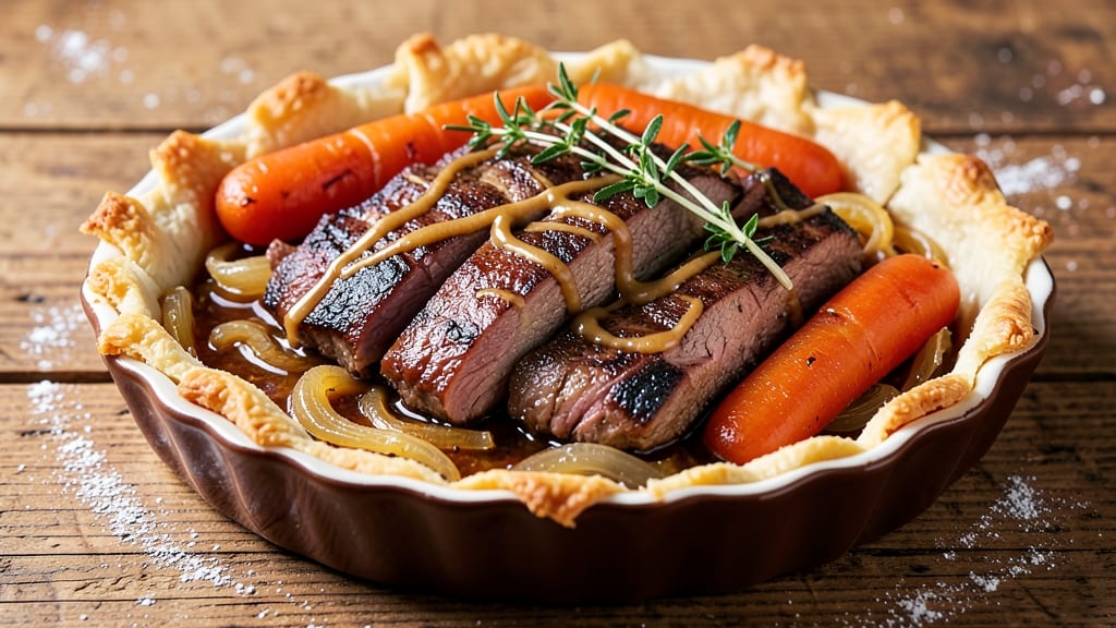 Beef and Bone Marrow Pie Recipe: Rich Pastry Envelope With Umami Bomb Filling