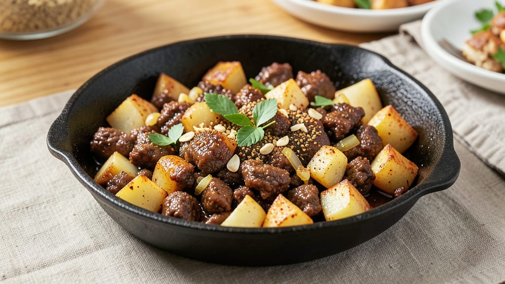 Beef and Potato Empanada Filling Recipe: Spiced Meat and Potato Harmony in Every Bite