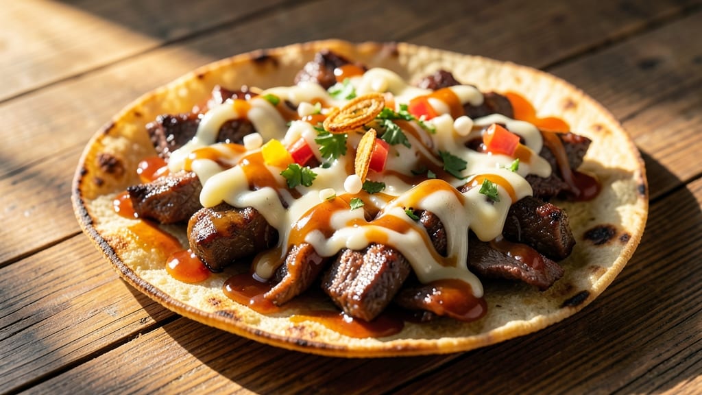 Barbecue Beef Cups Recipe: Smoky Tortilla Stacks With Melty Cheese Pull