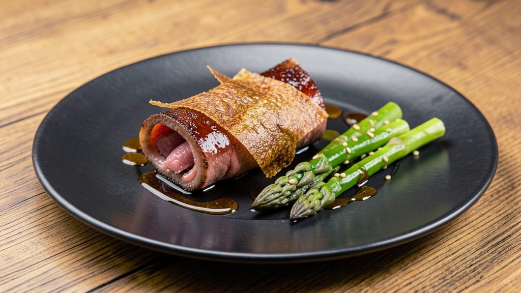 Beef and Asparagus Negimaki Recipe: Soy-Glazed Elegance With Crispy Edges