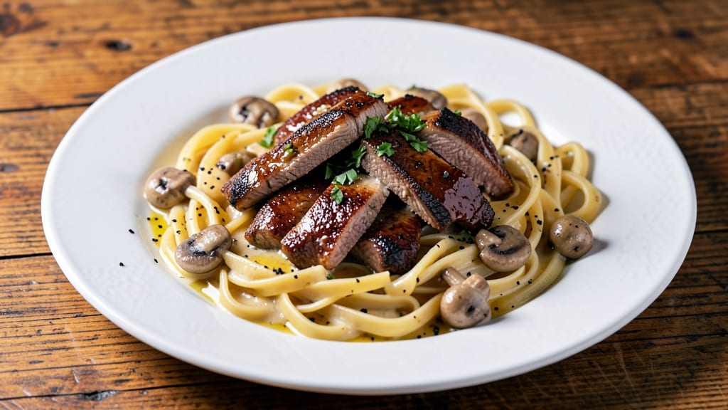 Beef and Mushroom Pasta Recipe: Umami-Packed Sauce Over Al Dente Noodles
