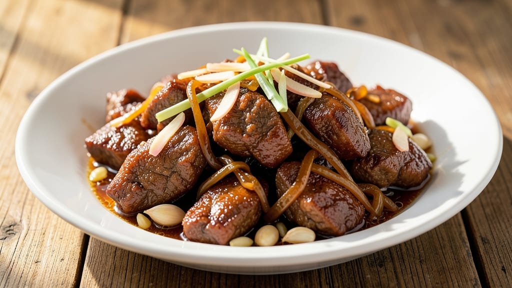 Asian Beef Tips Crock Pot Recipe: Soy-Ginger Braise With Melty Tortilla Crunch