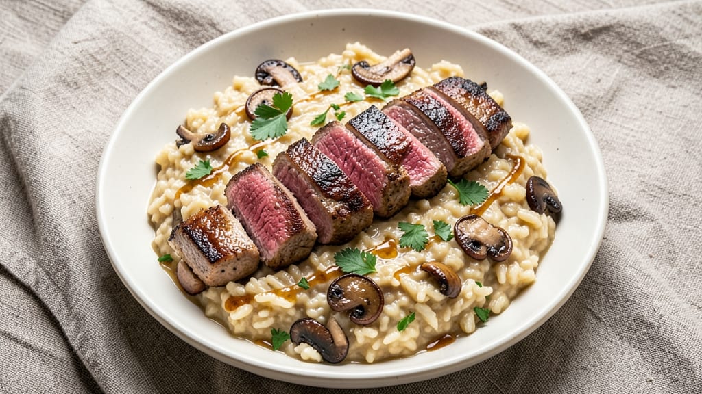 Beef and Mushroom Risotto Recipe: Creamy Umami Depth in 30 Minutes