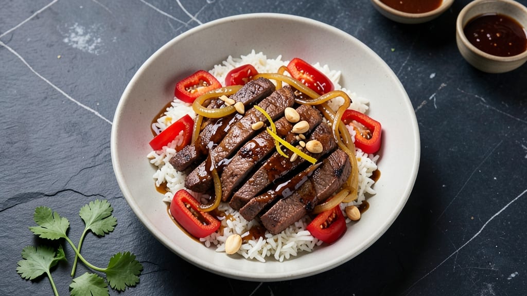Beef and Pepper Bowl Recipe: Smoky Charred Peppers and Tender Beef in One-Pan