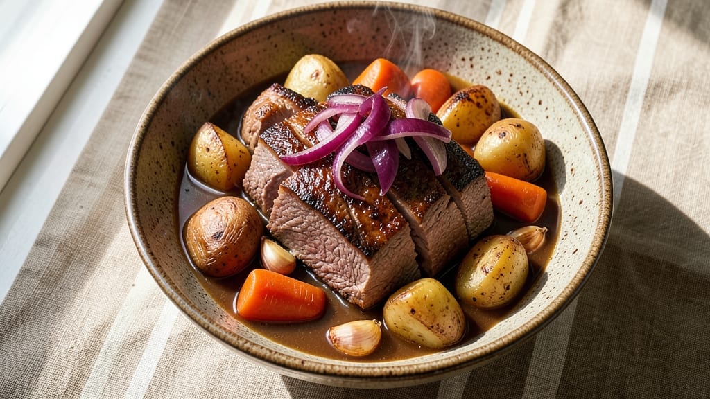 Amazing Crock Pot Beef Stew Recipe: Deep Umami Flavor From Slow-Cooked Roots