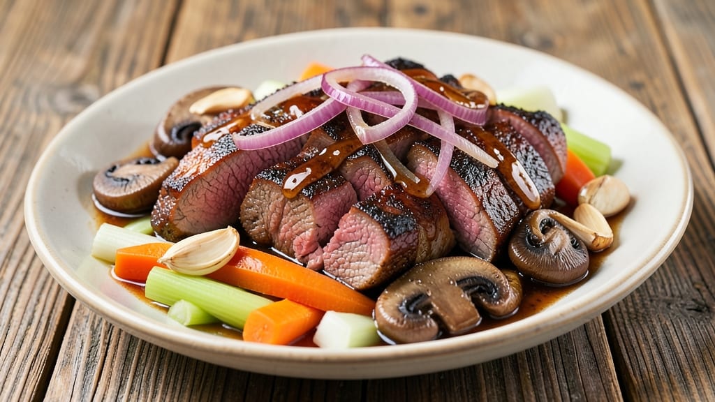 Beef and Mushroom Pressure Cooker Recipe: Ultra-Tender in 25 Minutes