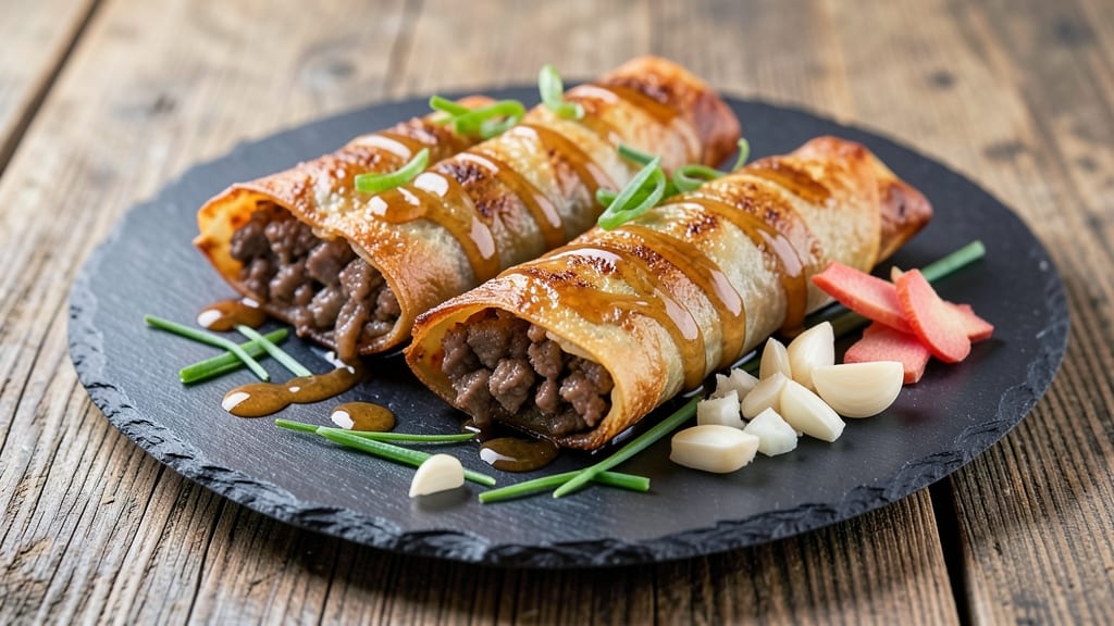 Beef and Pork Egg Roll Recipe: Wok-Seared Crunch With Silky Soy-Ginger Filling