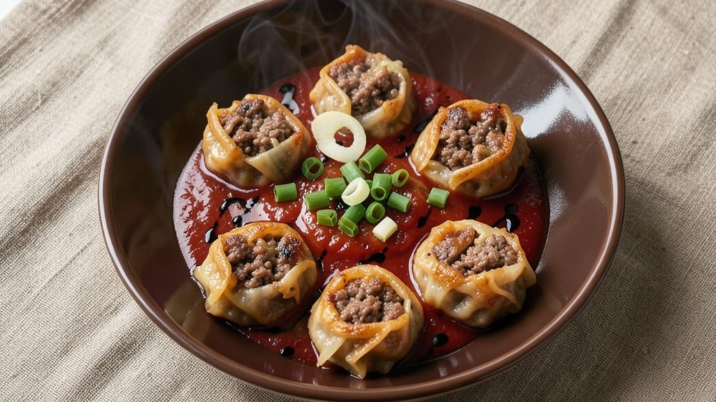 Beef and Cabbage Dumplings Recipe: Steamed Silk With Herby Beef Bites