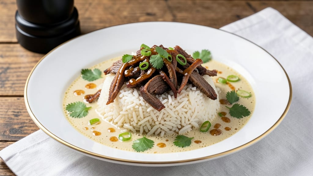 Beef Arroz Caldo Recipe: Coconut-Creamy Comfort With Tender Beef Bites