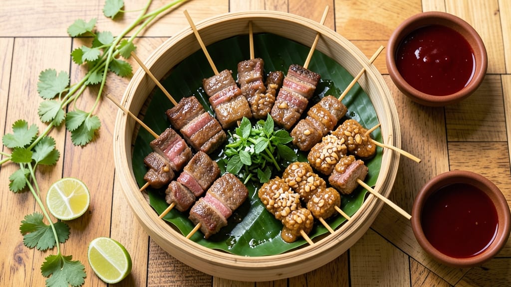 Authentic Thai Beef Satay Recipe: Skewered Spice and Peanut Perfection