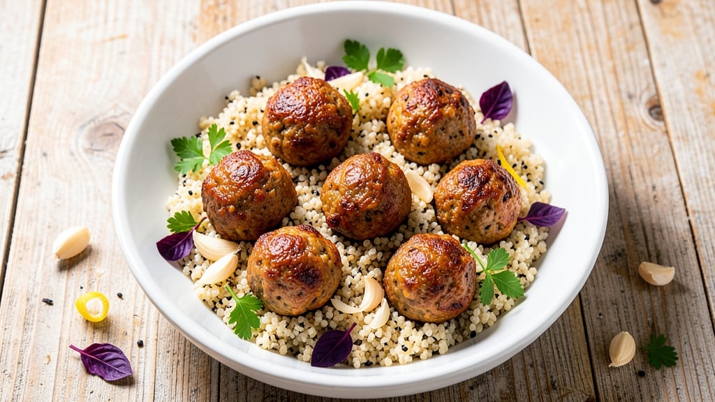 Beef and Quinoa Meatballs Recipe: Protein-Packed Bites in 25 Minutes