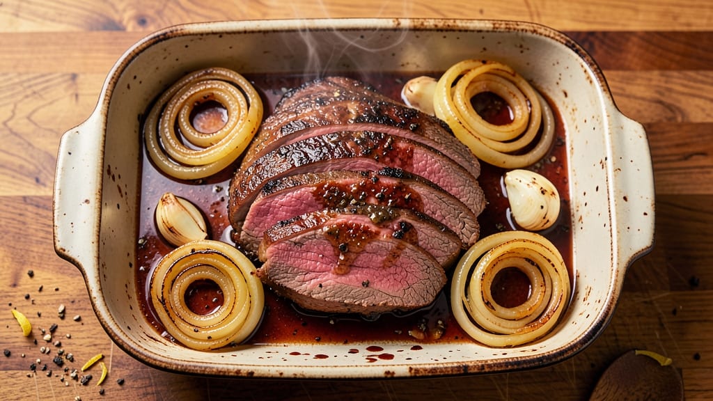 Award-Winning Roast Beef Recipe: Au Jus Bath for Maximum Juiciness