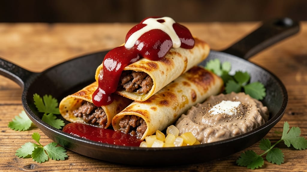 Authentic Beef Flautas Recipe: Crispy Tortilla Shells with Cheesy, Spiced Filling