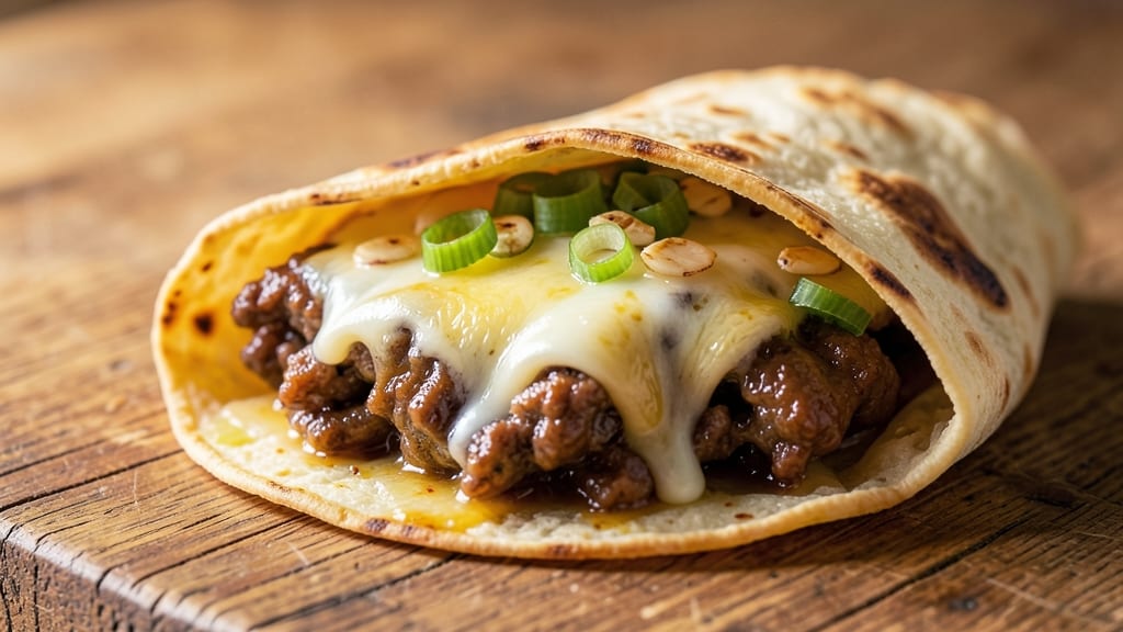 Beef and Cheese Egg Rolls Recipe: Crispy Tortilla Wraps With Melted Cheese Inside