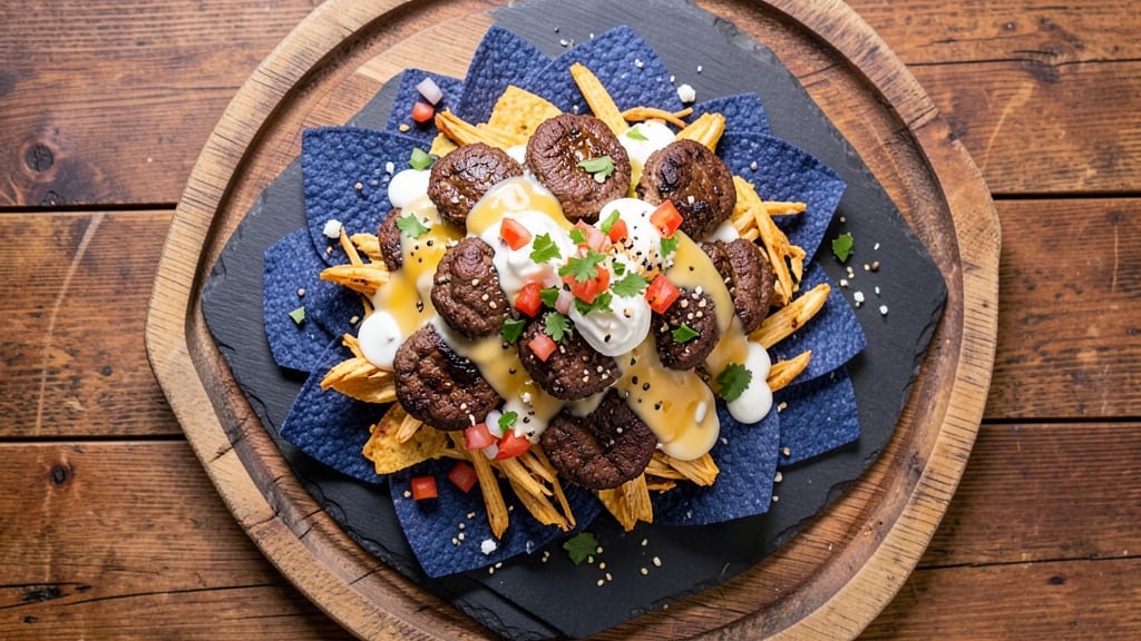 Beef and Chicken Nachos Recipe: Crispy Tortilla Stacks With Melty Cheese Pull-Apart Magic