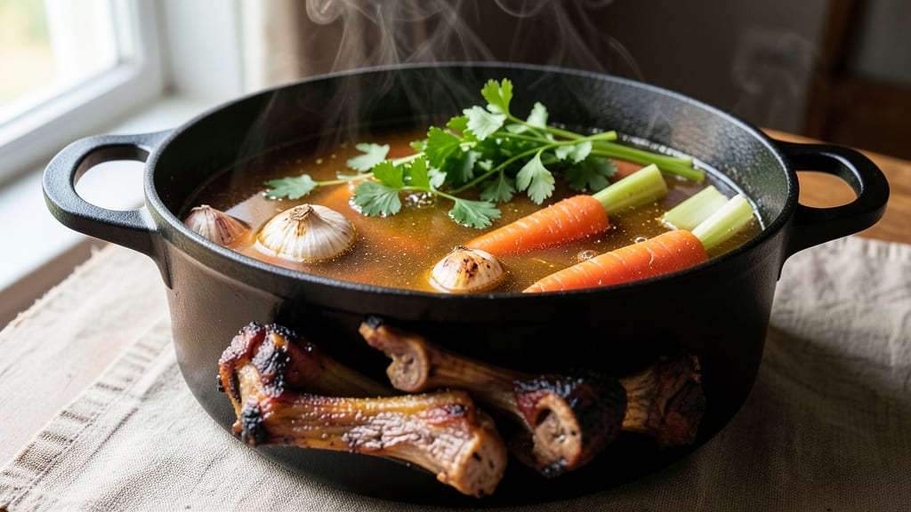 Alton Brown's Beef Stock Recipe: Deep Umami Richness in One Pot