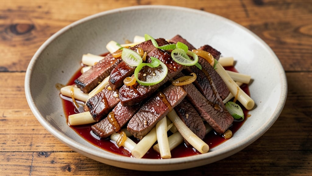 Beef and Bamboo Shoots Recipe: Crisp-Tender Stir-Fry With Savory Soy Gloss