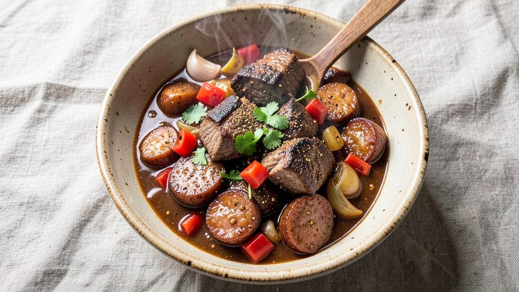 Beef and Sausage Chili Recipe Crock Pot: Slow-Simmered Depth With Three-Ingredient Spice Base