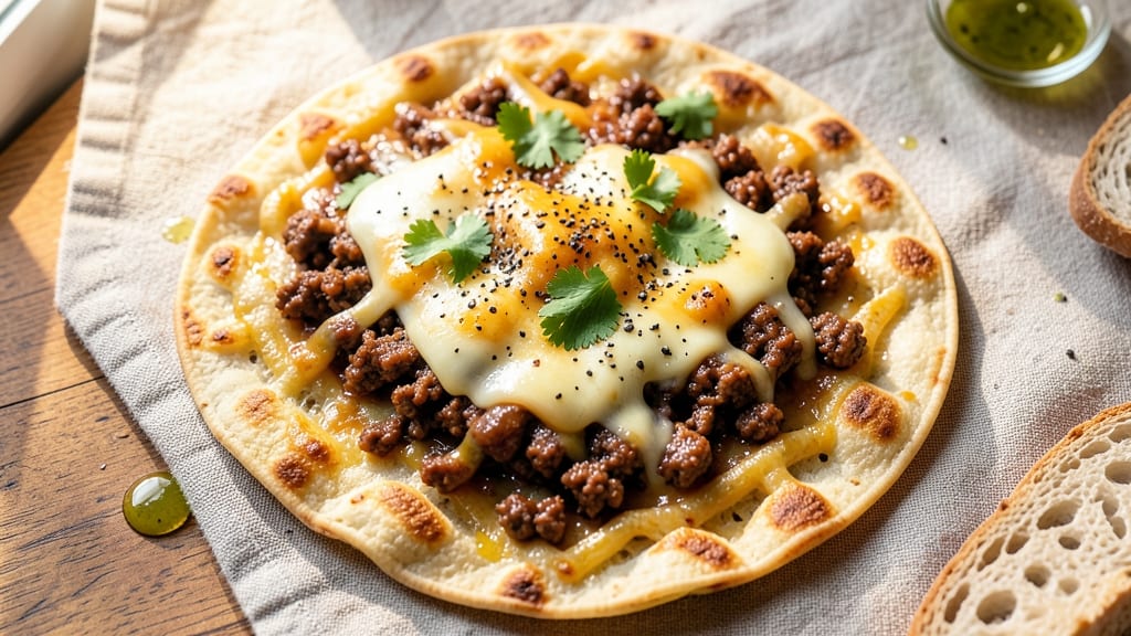 Baked Beef Quesadilla Recipe: Crispy Tortilla Crunch With Cheesy Pull-Apart Layers