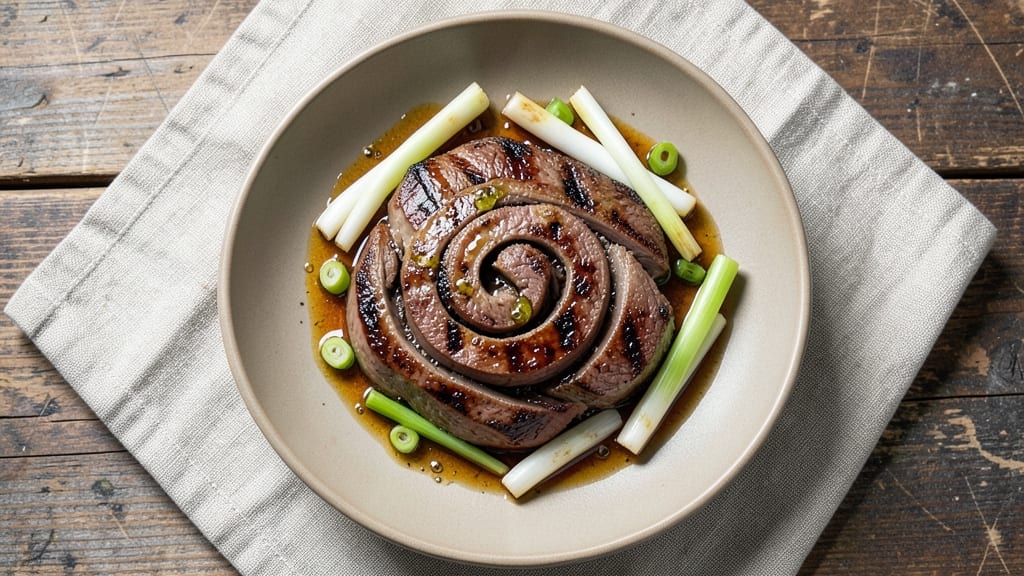 Beef and Spring Onions Recipe: Pan-Seared Crust Meets Silky Fond Magic