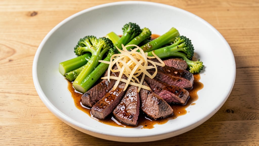 Beef and Gai Lan Recipe: Stir-Fried Crisp-Tender Greens with Rich Soy Sauce