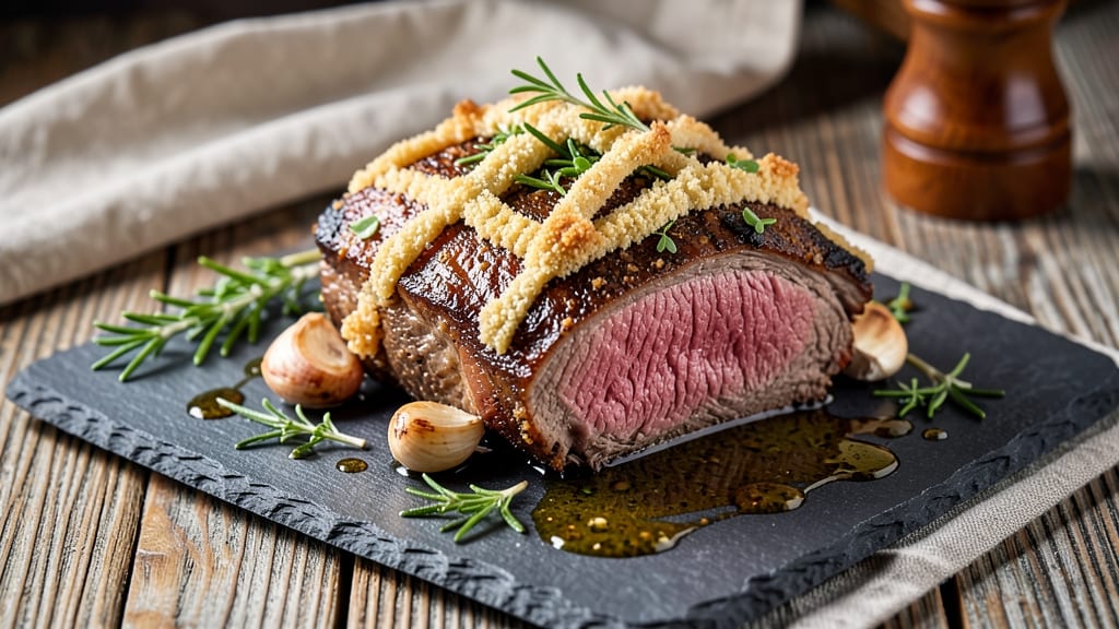 Alternative Roast Beef Recipe: Slow-Braised Beef with Herbed Crust