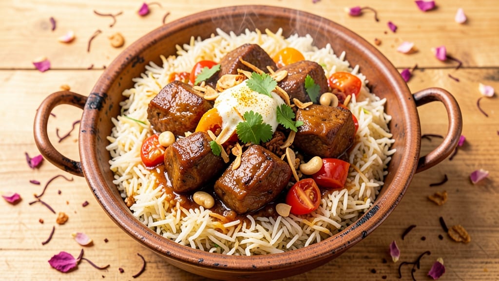 Arabic Beef Biryani Recipe: Fragrant Saffron and Spice-Layered Masterpiece