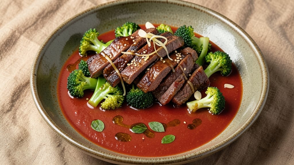 Beef and Broccoli with Tomato Soup Recipe: One-Pan Dinner and Dip Duo