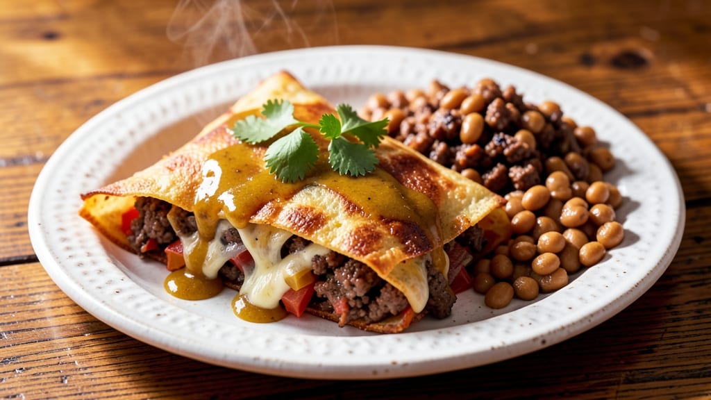 Authentic Ground Beef Chimichanga Recipe: Deep-Fried Crispy Shells With Spiced Beef Filling