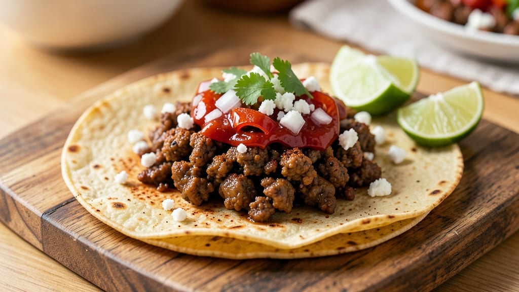 Authentic Mexican Ground Beef Taco Recipe from Scratch: Homemade Masa and Smoky Cumin Magic