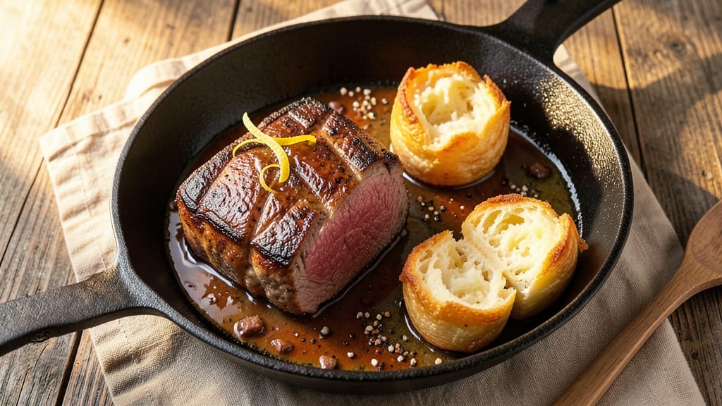 Beef and Yorkshire Pudding Recipe: Crispy Top, Juicy Beef, One-Pan Masterpiece