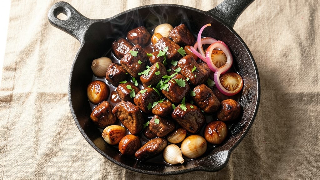 BBQ Beef Tips Recipe: Caramelized Fond Magic in One Pan