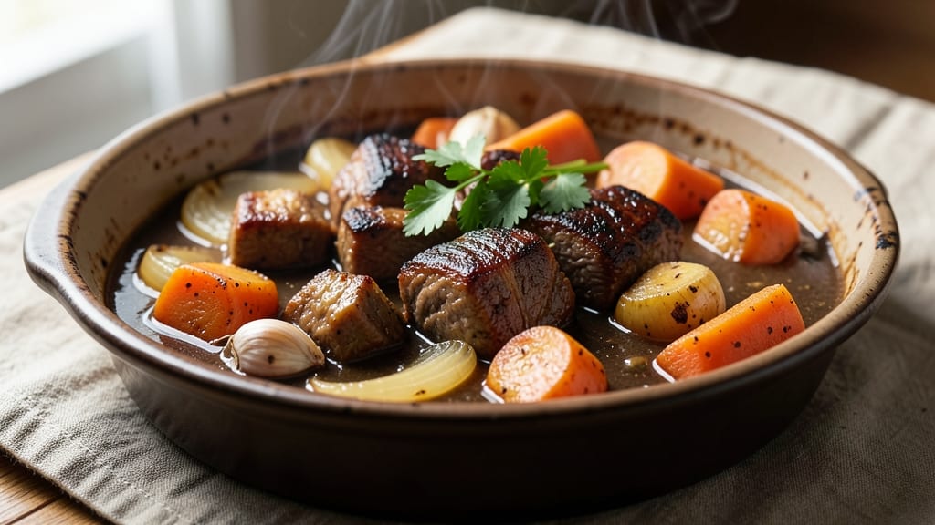 Beef and Guinness Slow Cooker Recipe: Rich Stout Braise with Caramelized Fond Depth
