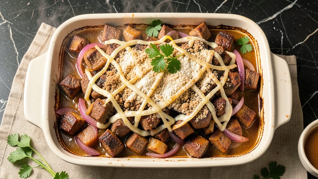 Beef and Onion Casserole Recipe: Crispy Top, Savory Fond Magic