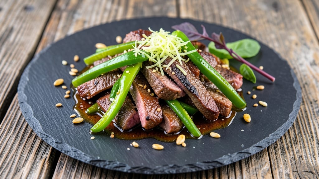 Beef and Green Pepper Stir Fry Recipe: Wok-Hot Crunch With Silky Soy Ginger Gloss