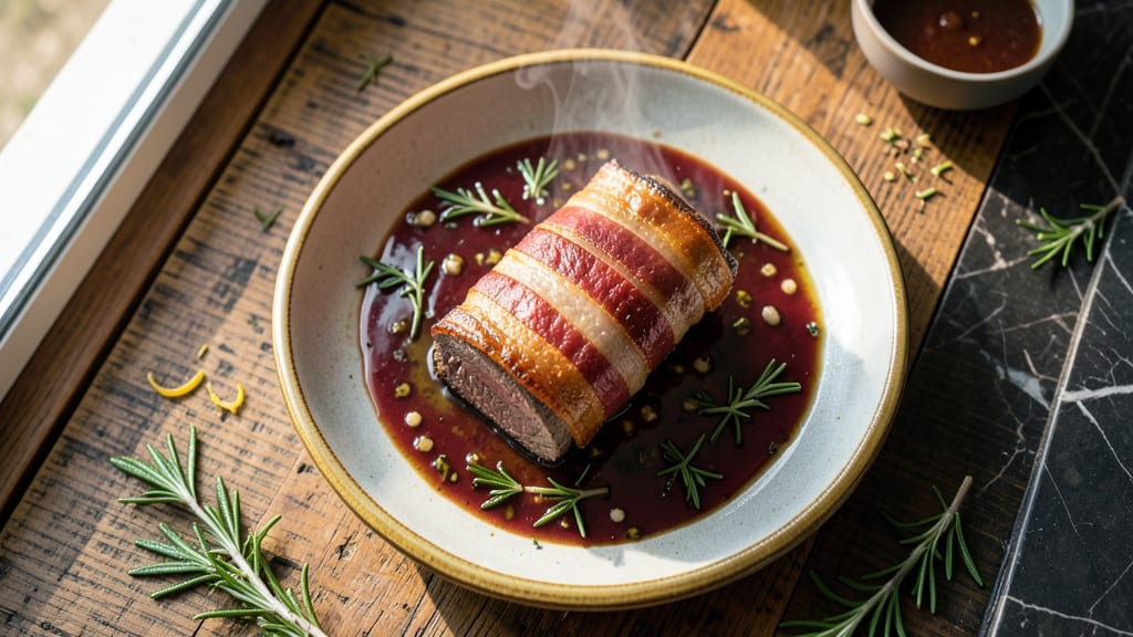 Bacon-Wrapped Beef Tenderloin Recipe: Oven-Baked Luxury With Caramelized Edges