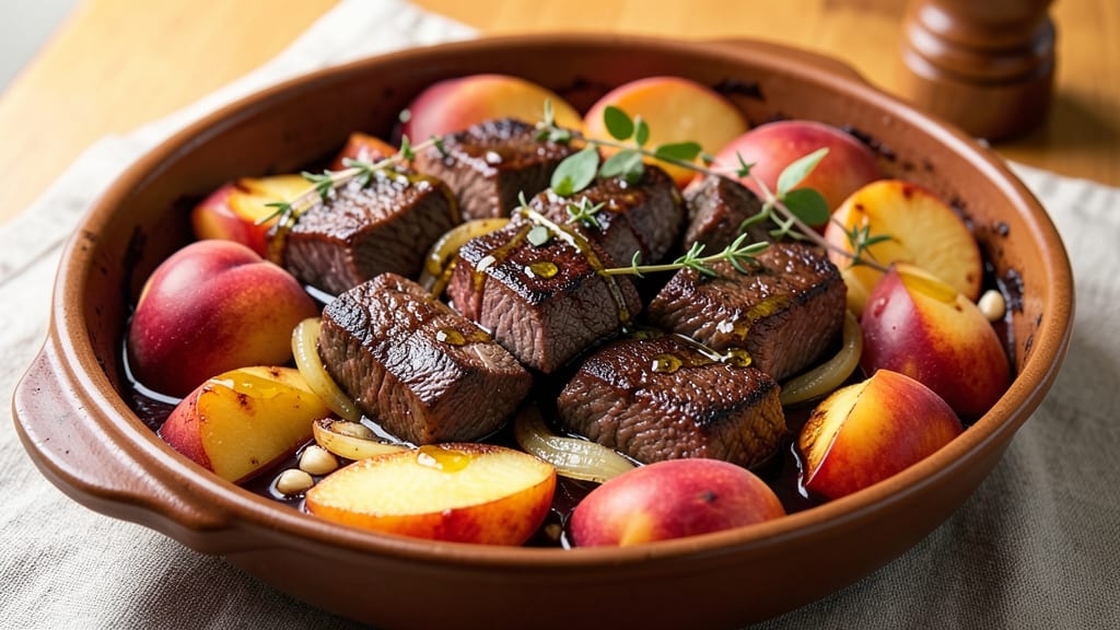 Beef and Peaches Recipe: Sweet-Savory Stew That Balances Bold Flavors